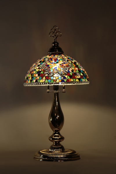 Gold Design Mosaic Tiffany Table Lamp